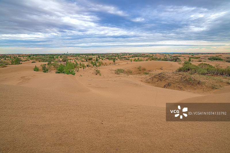 鄂尔多斯库布齐沙漠图片素材