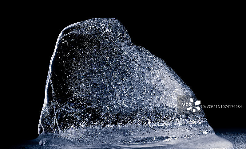 冰的特写镜头图片素材