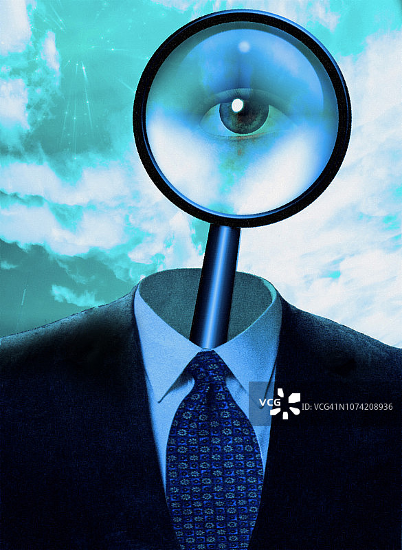 放大思维图片素材