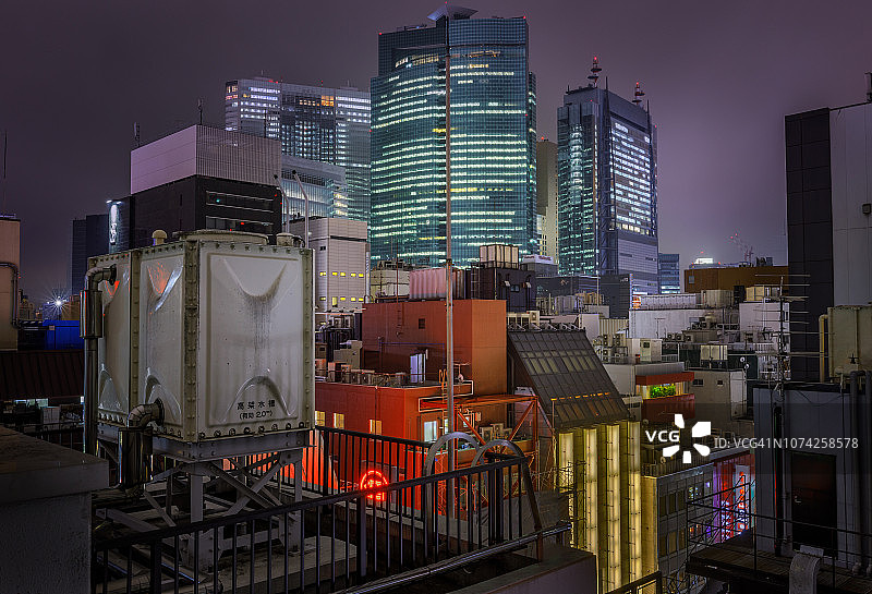 日本东京银座汐留图片素材