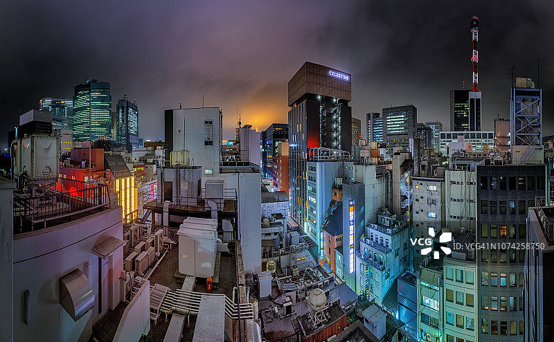 日本东京银座后街图片素材