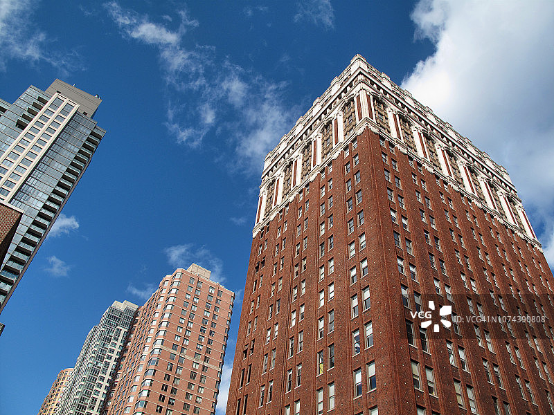 纽约市切尔西区西23街71号的新古典主义共济会会堂图片素材