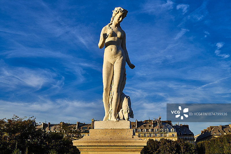 巴黎杜乐丽花园图片素材