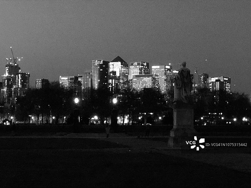 伦敦城市夜景图片素材