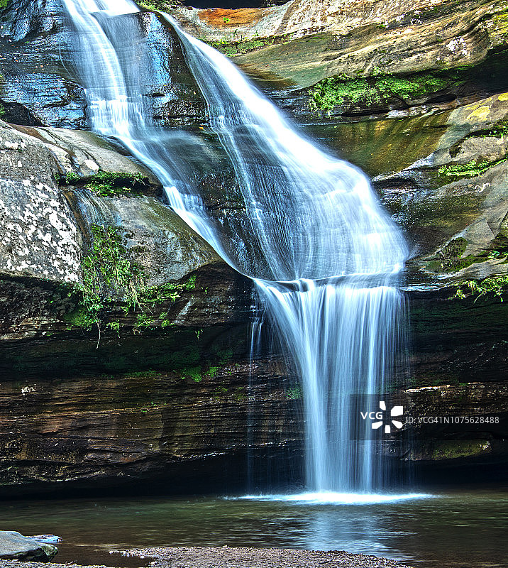 锡达瀑布图片素材