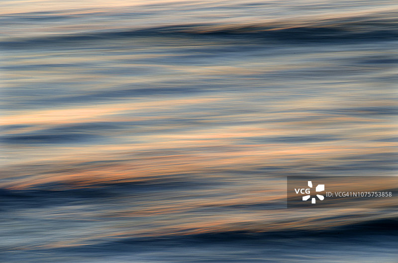 日落波涛图片素材