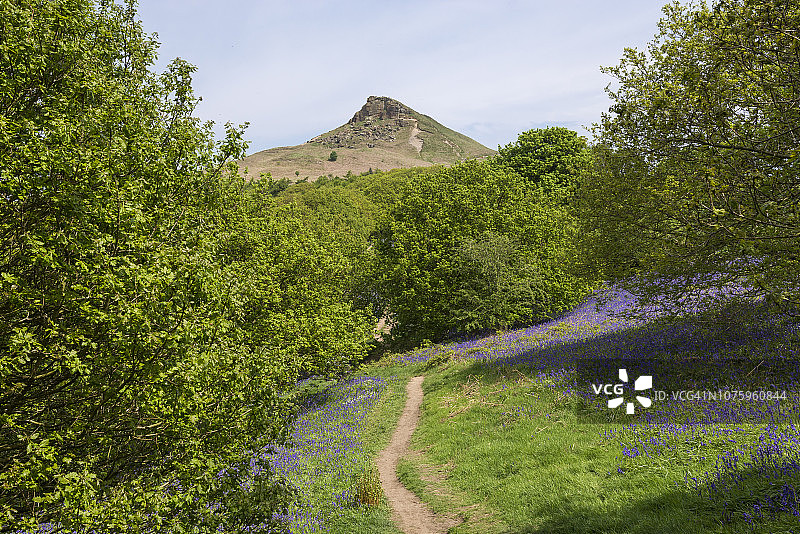 通往罗斯伯里托平的道路，北约克沼地，英格兰图片素材