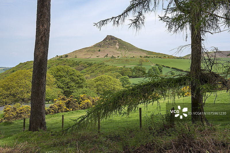 英格兰北约克沼泽国家公园罗斯伯里托平图片素材