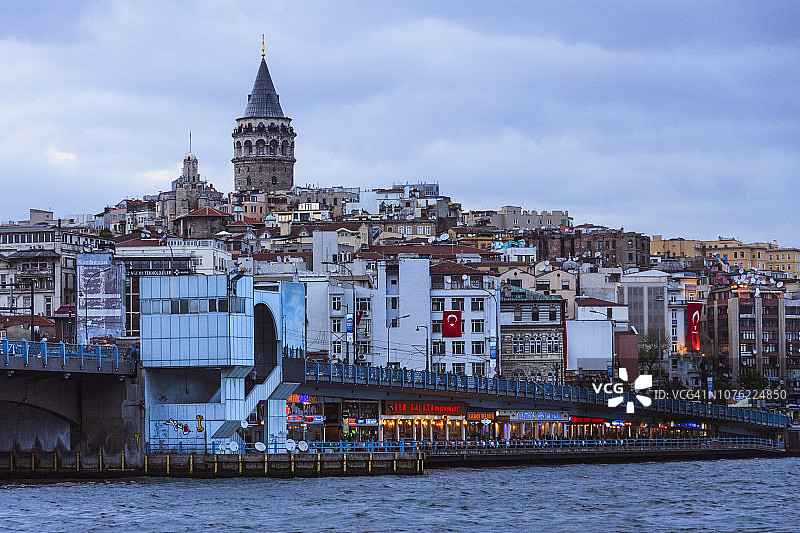 加拉塔桥图片素材