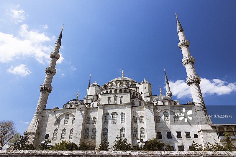 蓝色清真寺图片素材