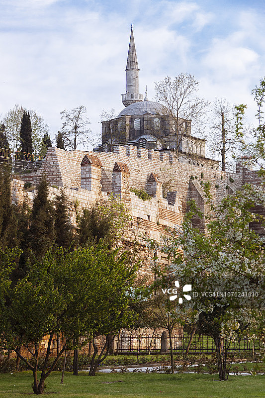 君士坦丁堡城墙图片素材