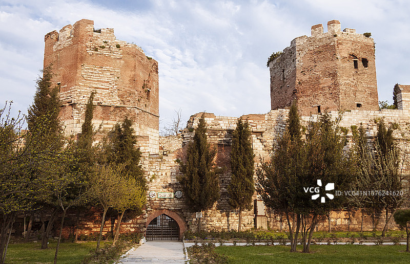 君士坦丁堡城墙图片素材