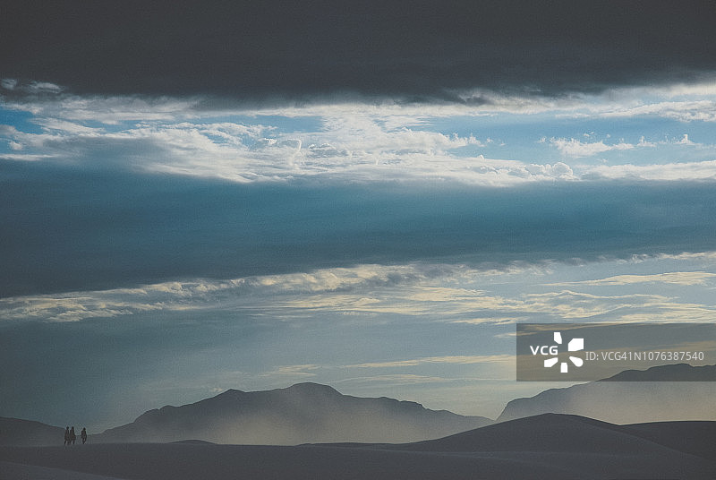 白色沙丘国家纪念碑图片素材