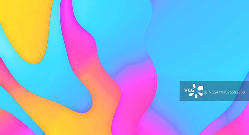 抽象霓虹模糊波浪背景图片素材