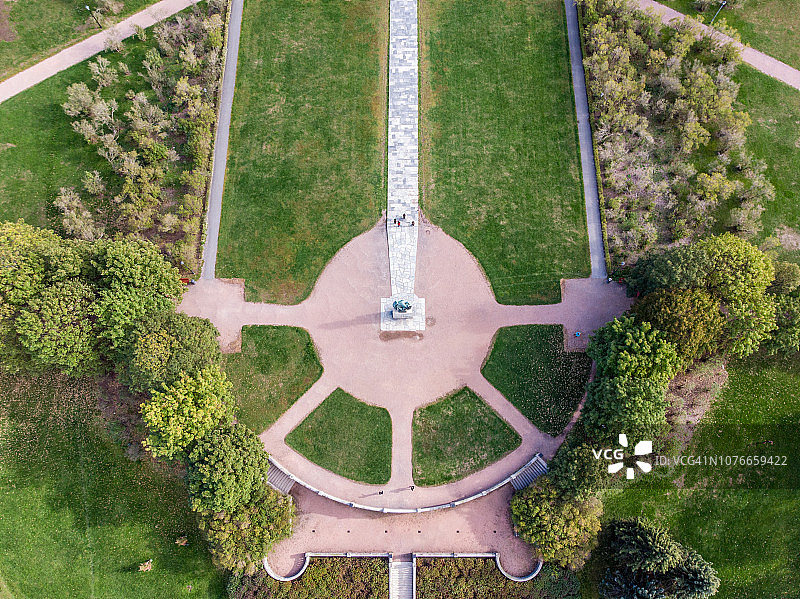 挪威奥斯陆的维格兰雕塑公园图片素材