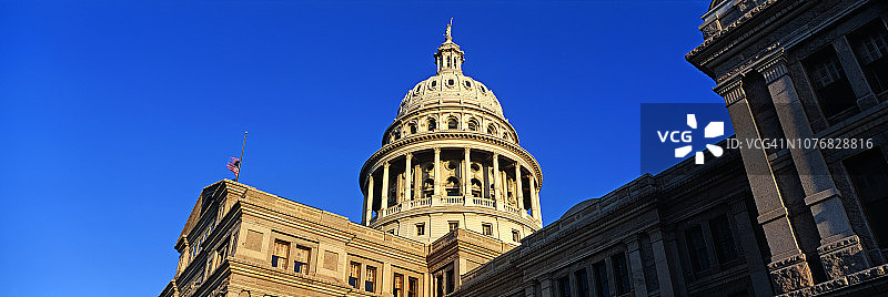 奥斯汀的得克萨斯州议会大厦图片素材