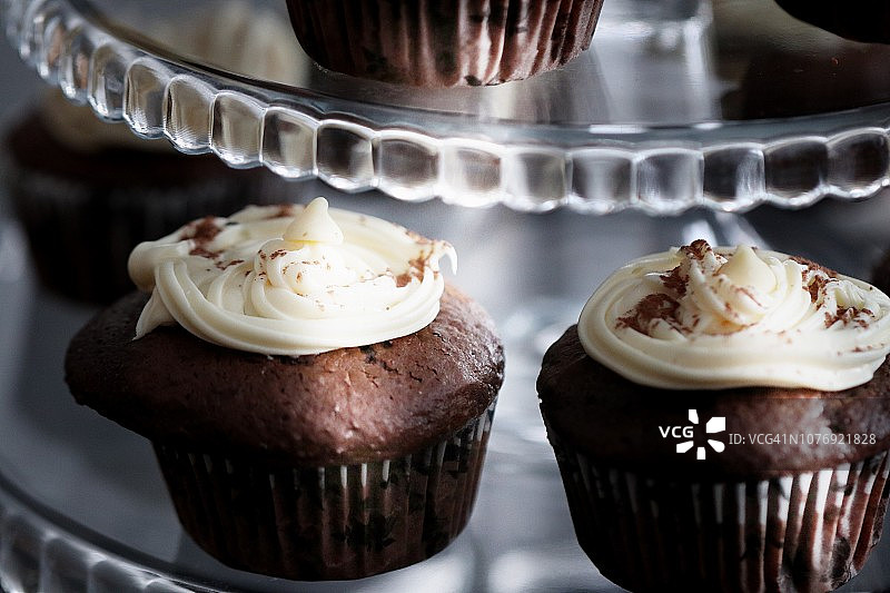 巧克力纸杯蛋糕图片素材