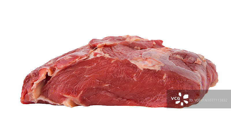白色背景上的生肉图片素材