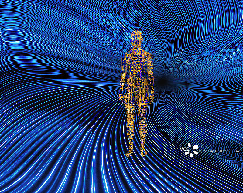 未来科技电路光轨图片素材
