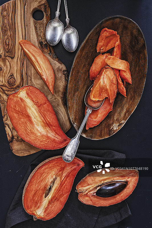 人心果或美洲大 सेब图片素材