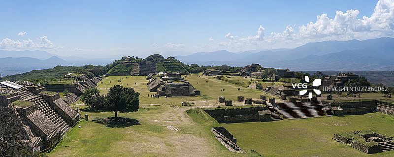 墨西哥瓦哈卡阿尔班山考古遗址图片素材