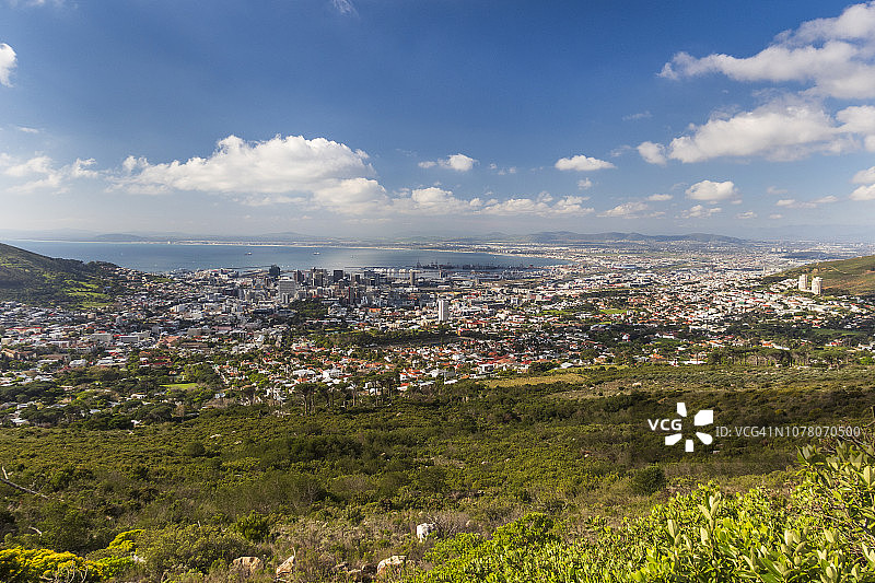 南非桌山开普敦全景图片素材