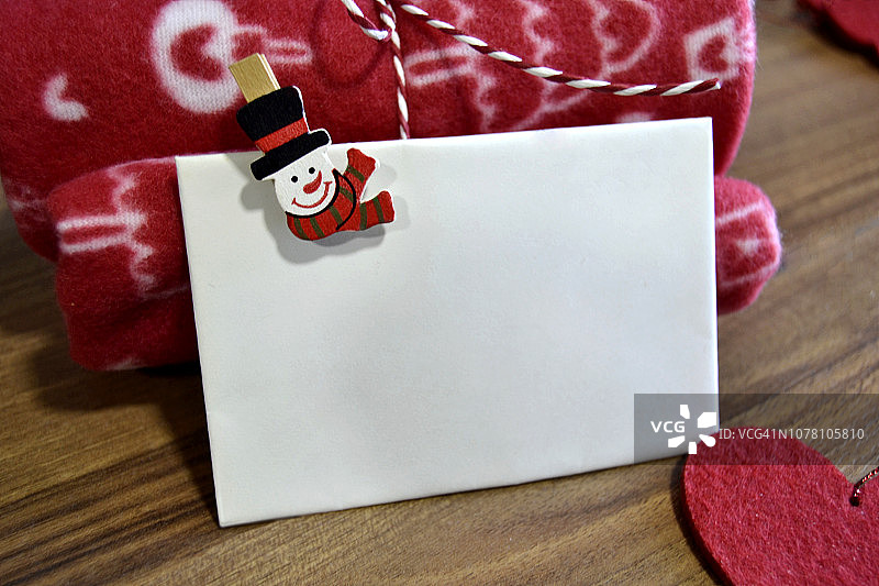 卡片和圣诞装饰品图片素材