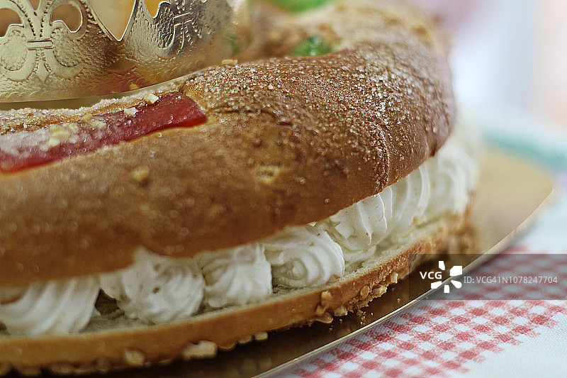 主显节蛋糕特写图片素材