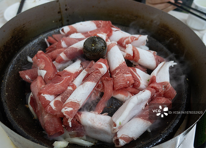 烤羊肉特写图片素材