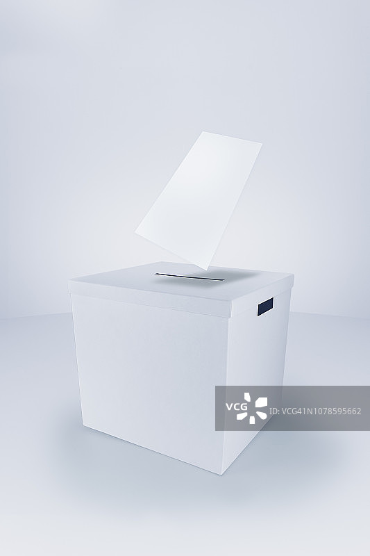 选票进入投票箱图片素材