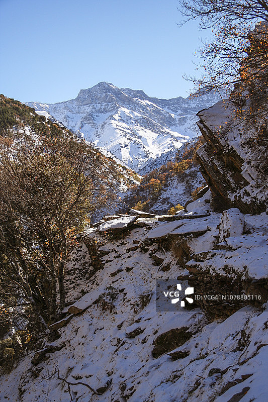 内华达山脉，埃斯特雷亚小径图片素材