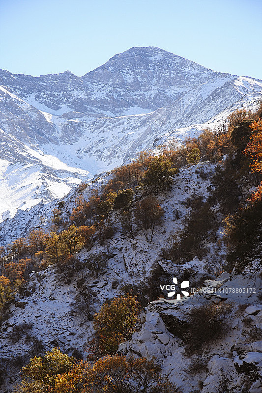 内华达山脉穆拉森峰图片素材