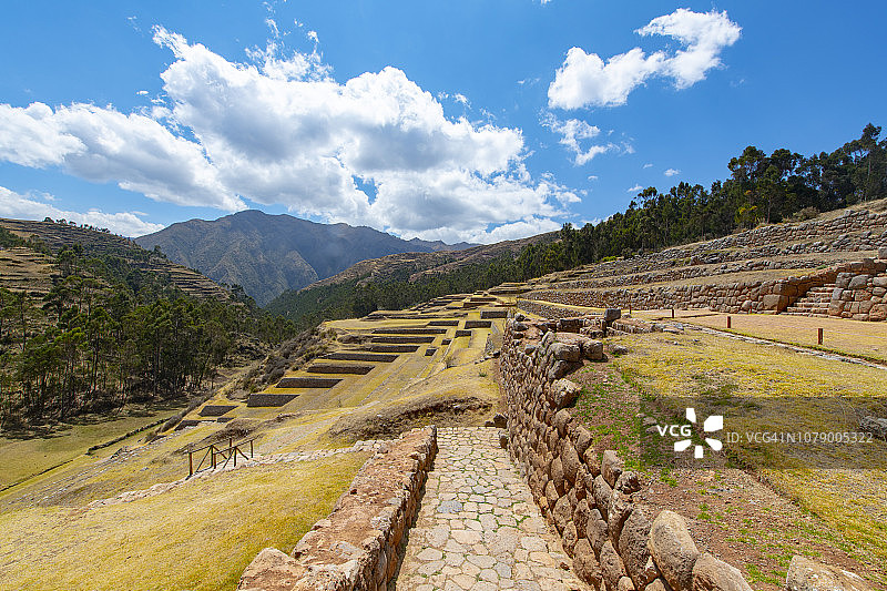 秘鲁圣谷钦切罗印加遗址图片素材