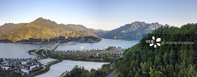 中国浙江省丽水市千峡湖图片素材