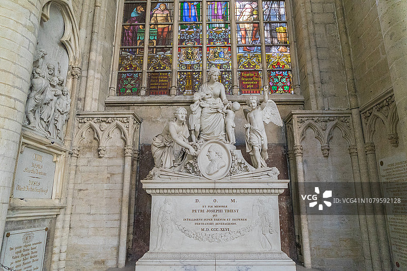 布鲁塞尔圣弥额尔圣古都勒主教座堂图片素材