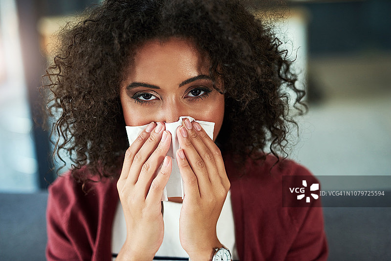 保持距离，我得了流感图片素材