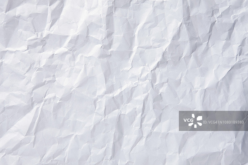 白色褶皱纸张纹理背景图片素材