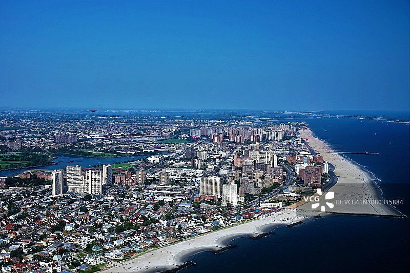 科尼岛北部航拍景观图片素材