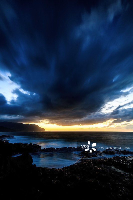 皇后浴池的多云天空图片素材