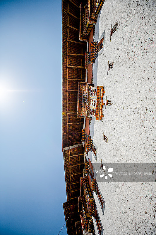 日蓬宗的壮观围墙图片素材