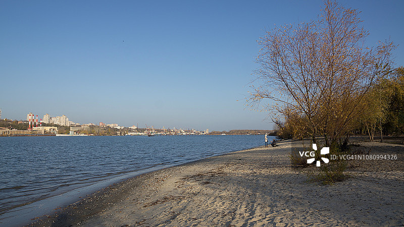 俄罗斯顿河畔罗斯托夫，顿河左岸图片素材