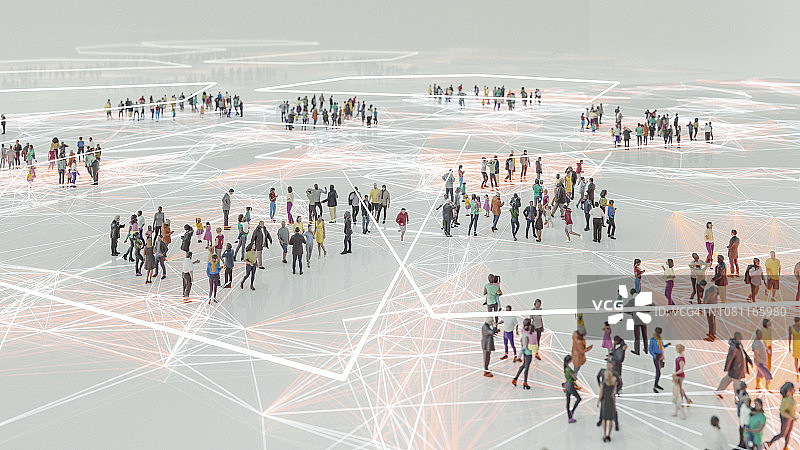 人与现代科技的连接图片素材