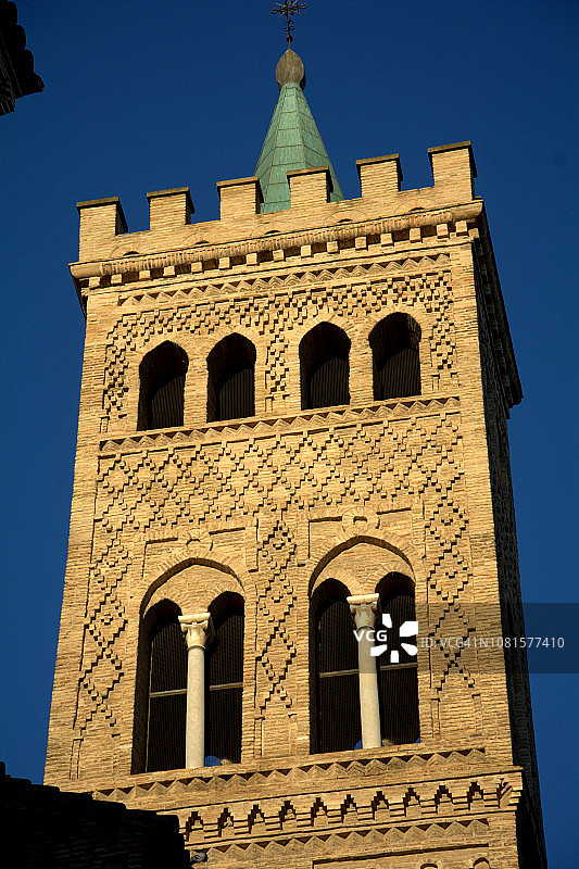 萨拉戈萨圣吉尔的穆德哈尔塔图片素材