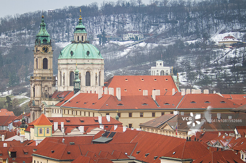捷克布拉格城市风光图片素材