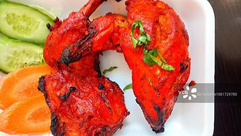 唐杜里烤鸡图片素材