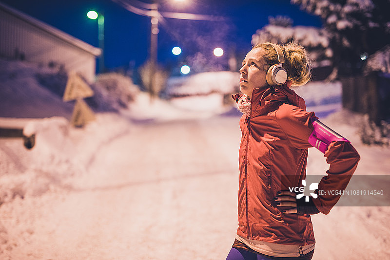 疲惫的跑步者图片素材