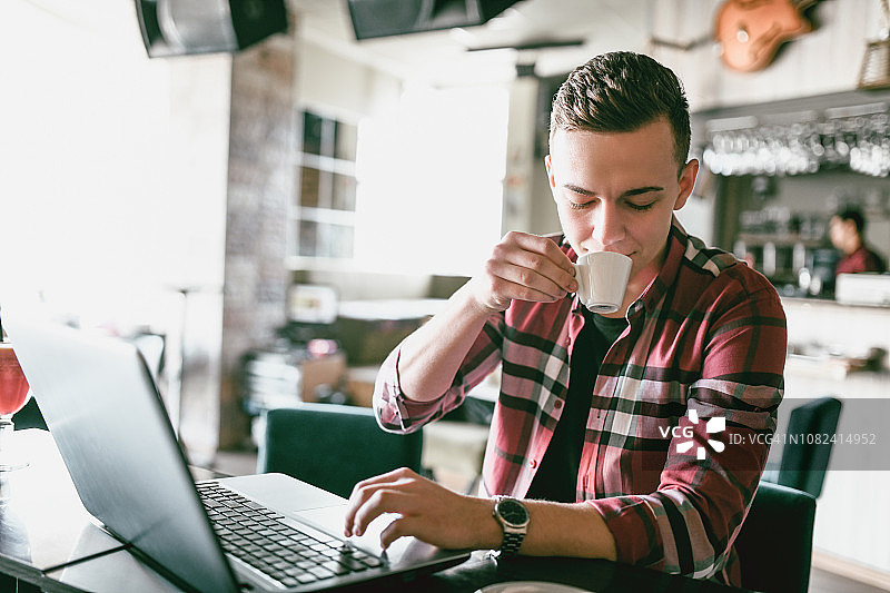 咖啡休息时间图片素材