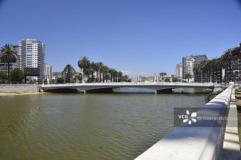 智利马尔加马尔加河口图片素材