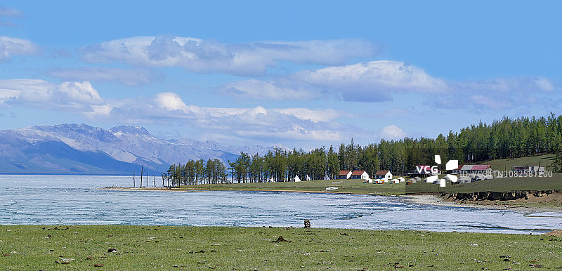 库苏古尔湖，蒙古图片素材