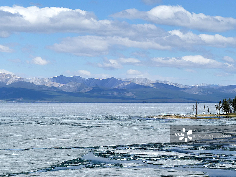 库苏古尔湖，蒙古图片素材
